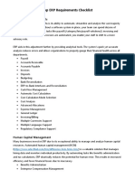 Top ERP Requirements Checklist PDF