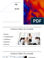 Effective Leadership Qualities and Characteristics