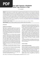 Ultimate Uplift Capacity of Multiplate Helical Type Anchors in Clay