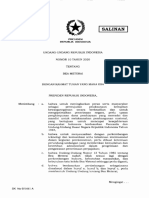 UU No 10 Tahun 2020 Bea Materai PDF