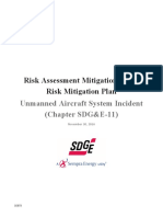 Risk Assessment Mitigation Phase Risk Mitigation Plan: Unmanned Aircraft System Incident (Chapter SDG&E-11)