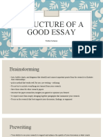 Structure of Good Essay