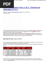 Download Tutorial de Subneteo Clase A B C - Ejercicios de Subnetting CCNA 1 by kalimo63 SN48494896 doc pdf