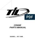 Crane Parts Manual Til RT 740