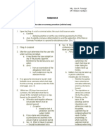 Create An Outline of The Rules On Summary Procedure (Criminal Case)