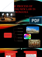 The Process of Making New Law in Romania1