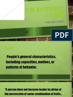 Traits of An Ethical Leader