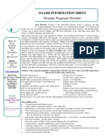 Semantic Pragmatic Disorder Info Sheet
