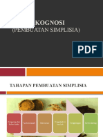 FARMAKOGNOSI PEMBUATAN SIMPLISIA