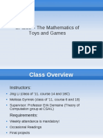 SP.268 - The Mathematics of Toys and Games