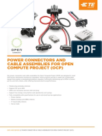 Power Connectors and Cable Assemblies For Open Compute Project (Ocp)