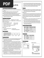 Operating Instructions (ETC-100) : Pre-Use Inspection and Requirements For Installation Functions