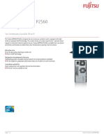 Fujitsu ESPRIMO P2560 PDF