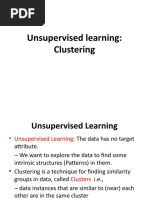 Unsupervised Learning Modi