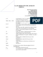Aparato Crítico PDF