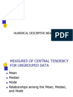 Measure of Central Tendency