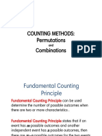 Counting Methods: Permutations Combinations