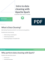 Cleaning Data With PySpark Chapter1