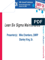 Lean - Six - Sigma - Maintenance