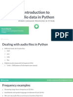 Spoken Language Processing in Python Chapter1