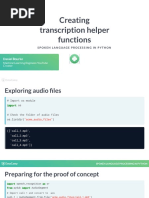 Spoken Language Processing in Python Chapter4