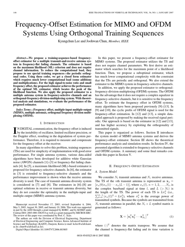 Ref 19 | PDF | Orthogonal Frequency Division Multiplexing | Mimo