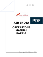 Air India Operations Manual Part A PDF