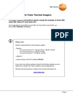 Firmware Update Testo Thermal Imagers