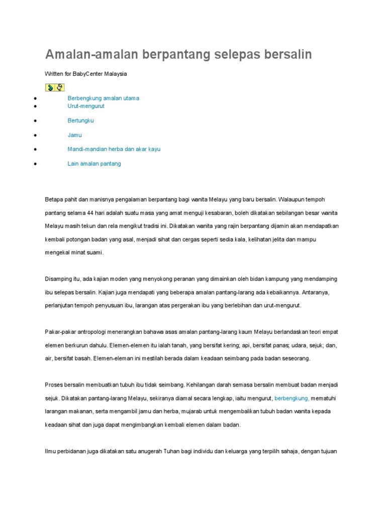 Amalan Berpantang Pdf