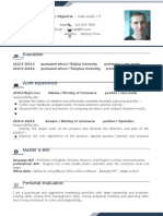 Dark Blue Simple Resume-WPS Office