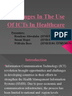 Challenges in The Use of Icts in Healthcare