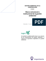 U2 - Marco Estructural e Institucional de La Gestión Ambiental