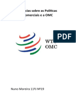 Noticias sobre as Políticas Comerciais e a OMC