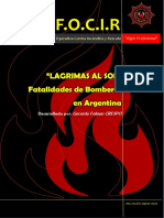 FATALIDADES DE BOMBEROS EN ARGENTINA, LAGRIMAS AL SOL