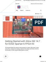 Getting Started With Xilinx ISE 14.7 For EDGE Spartan 6 FPGA Kit