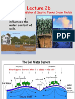 Lecture 2b: Soil Texture, Water & Septic Tanks Drain Fields