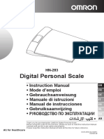 PERSONAL - SCALER - INSTRUCTIONS MANUAL