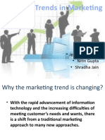 Changing Trends in Marketing