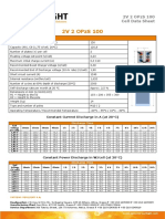 2V 2 OPzS 100 Data Sheet