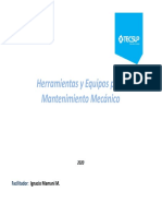 Herramientas y equipos de mantto mecánico