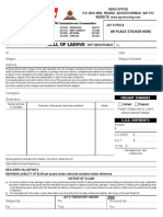 Example 2 BillofLading (Jays Transport) PDF