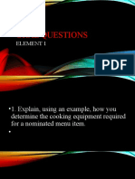 Oral Questions - Element 1