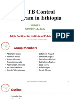 TB Control Program in Ethiopia: Group 1 October 18, 2020