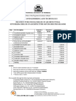 Abe - Proposed Fees Structure For Bachelor of Architectural Studies - Bachelor of Architecture Module Ii. 20200630 PDF