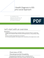 Mental Health Diagnosis in IDD - AUCD PDF