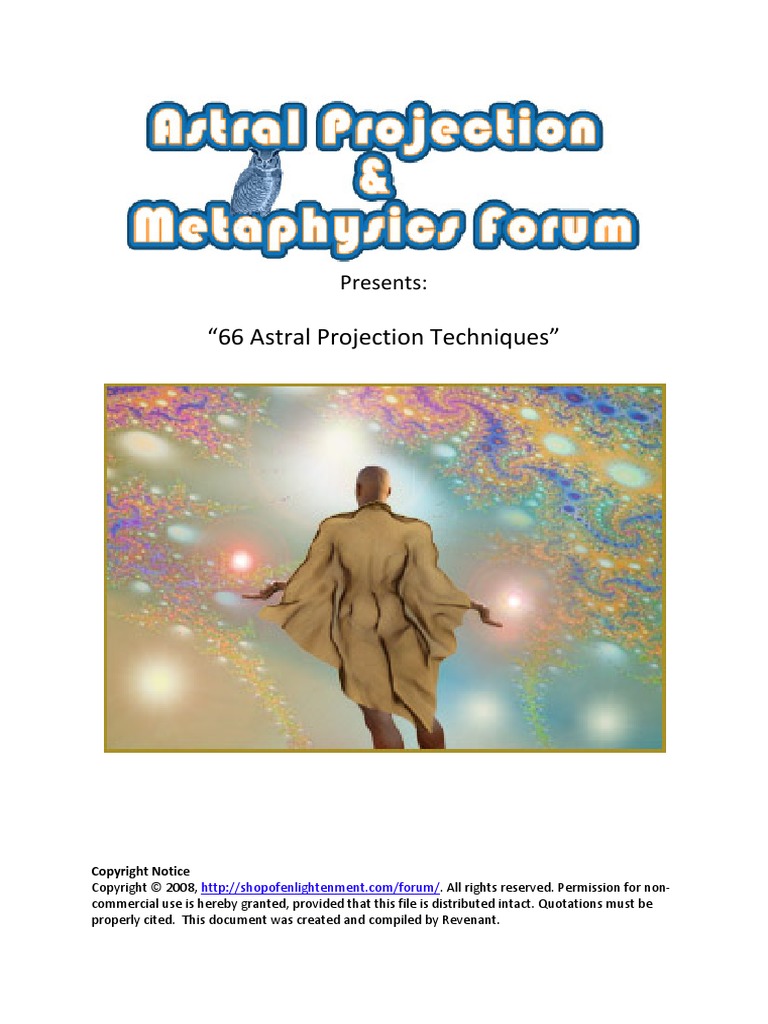 60 Astral Projection Techniques By Jkl Pdf Pdf