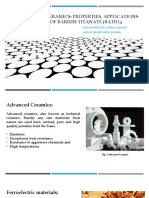 Ferroelectric Ceramics: Properties, Applications and Processing of Barium Titanate (Batio)