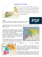 Disolución de La Gran Colombia PDF