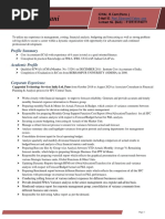 Sibaram Pani: Profile Summary