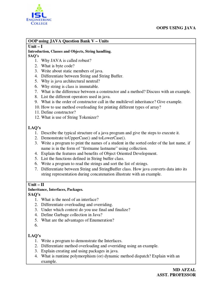 Important Questions PDF PDF Method Programming) String